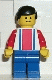 Minifig No: soc043 Name: Soccer Player Red & Blue Team #18 on Back Minifig No: soc043 Name: Soccer Player Red & Blue Team #18 on Back