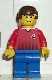 Minifig No: soc062 Name: Soccer Player Red/Blue Team with shirt #4 Minifig No: soc062 Name: Soccer Player Red/Blue Team with shirt #4