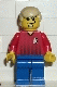 Minifig No: soc063 Name: Soccer Player Red/Blue Team with shirt #5 Minifig No: soc063 Name: Soccer Player Red/Blue Team with shirt #5