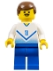Lot ID: 102006923  Minifig No: soc085  Name: Soccer Player White & Blue Team with shirt #11