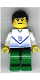 Minifig No: soc099  Name: Soccer Player White & Blue Promo Player with Shirt #10