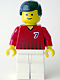 Minifig No: soc138  Name: Soccer Player - Red and White Team with Number 7