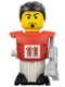 Minifig No: soc152s  Name: McDonald's Sports Soccer Player - Red Torso and White Base with Stickers