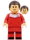 Minifig No: soc171  Name: Samantha Kerr - Red Soccer Uniform, Hair with Short Ponytail