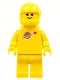Minifig No: sp007new  Name: Classic Space - Yellow with Air Tanks and Motorcycle (Standard) Helmet (Reissue)