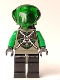 Minifig No: sp025  Name: Insectoids Zotaxian Alien - Male, Gray and Green with Green Circuits and Silver Hoses, with Air Tanks (Danny Longlegs / Corporal Steel)