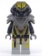 Minifig No: sp045  Name: UFO Zotaxian Alien - Gray Overlord (Alpha Draconis)