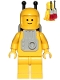 Minifig No: sp053b  Name: Classic Space - Yellow with Light Gray Jet Pack and Trans Red Cones