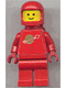 Minifig No: sp064  Name: Classic Space - Red with Air Tanks, Stickered Torso Pattern