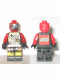 Minifig No: sp066  Name: UFO Droid - Red with LEGO Logo on Back (Techdroid 2)