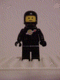 Minifig No: sp068  Name: Classic Space - Black with Air Tanks, Stickered Torso Pattern