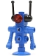 Minifig No: sp074  Name: Classic Space Droid - Dish Base, Blue with Trans-Red Eyes and Black Antennae