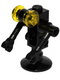 Minifig No: sp084  Name: Futuron Droid, Black with Trans-Yellow Eyes