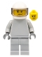 Minifig No: sp086  Name: Star Justice Astronaut 1 - without Torso Sticker, Smirk and Stubble Beard