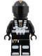 Minifig No: sp148 Name: Blacktron I - Printed Legs, Gold Triangle Logos Minifig No: sp148 Name: Blacktron I - Printed Legs, Gold Triangle Logos