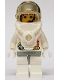 Minifig No: spp002  Name: Space Port - Astronaut 2 Red Buttons, White Legs with Light Gray Hips, Female