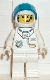 Minifig No: spp015  Name: Space Port - Astronaut C1, White Legs, White Helmet, Visor
