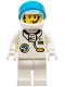 Minifig No: spp015  Name: Space Port - Astronaut C1, White Legs, White Helmet, Visor
