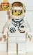 Minifig No: spp016  Name: Space Port - Astronaut C1, White Legs, White Helmet, Gold Large Visor
