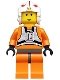 Minifig No: sw0019  Name: Luke Skywalker with Dark Gray Hips (Pilot)