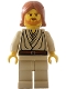 Minifig No: sw0055a  Name: Obi-Wan Kenobi (Young with Dark Orange Hair, without Headset)