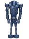 Minifig No: sw0056  Name: Super Battle Droid - Metal Blue