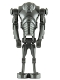 Minifig No: sw0092  Name: Super Battle Droid - Pearl Dark Gray, Wide Head