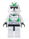 Minifig No: sw0129  Name: Clone Trooper Episode 3, Green Markings