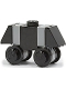 Minifig No: sw0156a  Name: Mouse Droid (MSE-6-series Repair Droid) - Black / Light Bluish Gray