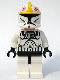 Minifig No: sw0191  Name: Clone Trooper Pilot (Phase 1) - Yellow Markings, Large Eyes