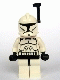 Minifig No: sw0200a  Name: Clone Trooper (Phase 1) - Black Rangefinder, Large Eyes