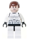 Minifig No: sw0205a  Name: Han Solo - Light Nougat, Stormtrooper Outfit (2010)