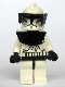 Minifig No: sw0286  Name: Clone Trooper (Phase 1) - Black Visor and Pauldron, Large Eyes