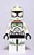 Minifig No: sw0298  Name: Clone Trooper, Horn Company (Phase 1) - Sand Green and Lime Markings, Large Eyes