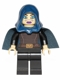 Minifig No: sw0379  Name: Barriss Offee - Dark Blue Cape and Hood
