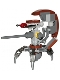 Minifig No: sw0447  Name: Droideka - Destroyer Droid (Sniper Droid)