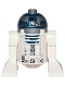 Minifig No: sw0527  Name: Astromech Droid, R2-D2, Flat Silver Head, Red Dots and Small Receptor