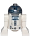 Minifig No: sw0527a  Name: Astromech Droid, R2-D2, Flat Silver Head, Lavender Dots and Small Receptor