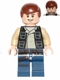 Minifig No: sw0539  Name: Han Solo, Dark Blue Legs, Vest with Pockets