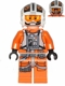 Minifig No: sw0544  Name: Rebel Pilot X-wing (Theron Nett)