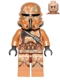 Minifig No: sw0605  Name: Clone Airborne Trooper (Phase 2) - Geonosis Camouflage, Smirk