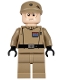 Minifig No: sw0623  Name: Imperial Officer (Captain / Commandant / Commander) - Dark Tan Uniform