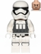 Minifig No: sw0695  Name: First Order Heavy Assault Stormtrooper (Rounded Mouth Pattern)