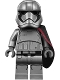 Minifig No: sw0904  Name: Captain Phasma (Pointed Mouth Pattern)