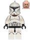 Minifig No: sw0910  Name: Clone Trooper (Phase 1) - Printed Legs, Scowl