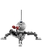 Minifig No: sw0966  Name: Dwarf Spider Droid - Dark Bluish Gray Dome, Mini Blaster / Shooter