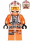 Minifig No: sw0991  Name: Luke Skywalker (Pilot, Printed Legs, Visor Up / Down)