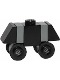 Minifig No: sw1004  Name: Mouse Droid (MSE-6-series Repair Droid) - Black / Dark Bluish Gray, Open Stud Wheels