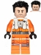 Minifig No: sw1019  Name: Poe Dameron (Pilot Jumpsuit without Belts and Pipe, Hair)