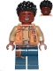 Minifig No: sw1066  Name: Finn - Medium Nougat Jacket and Dark Blue Legs with Holster
